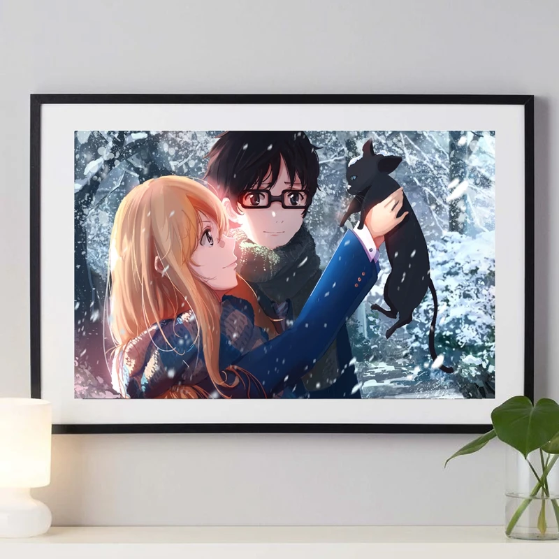 Japanese-Animation-Canvas-Poster-Your-Lie-in-April-Modern-Wall-Art-Print-Painting-Decorative-Picture-for (2)
