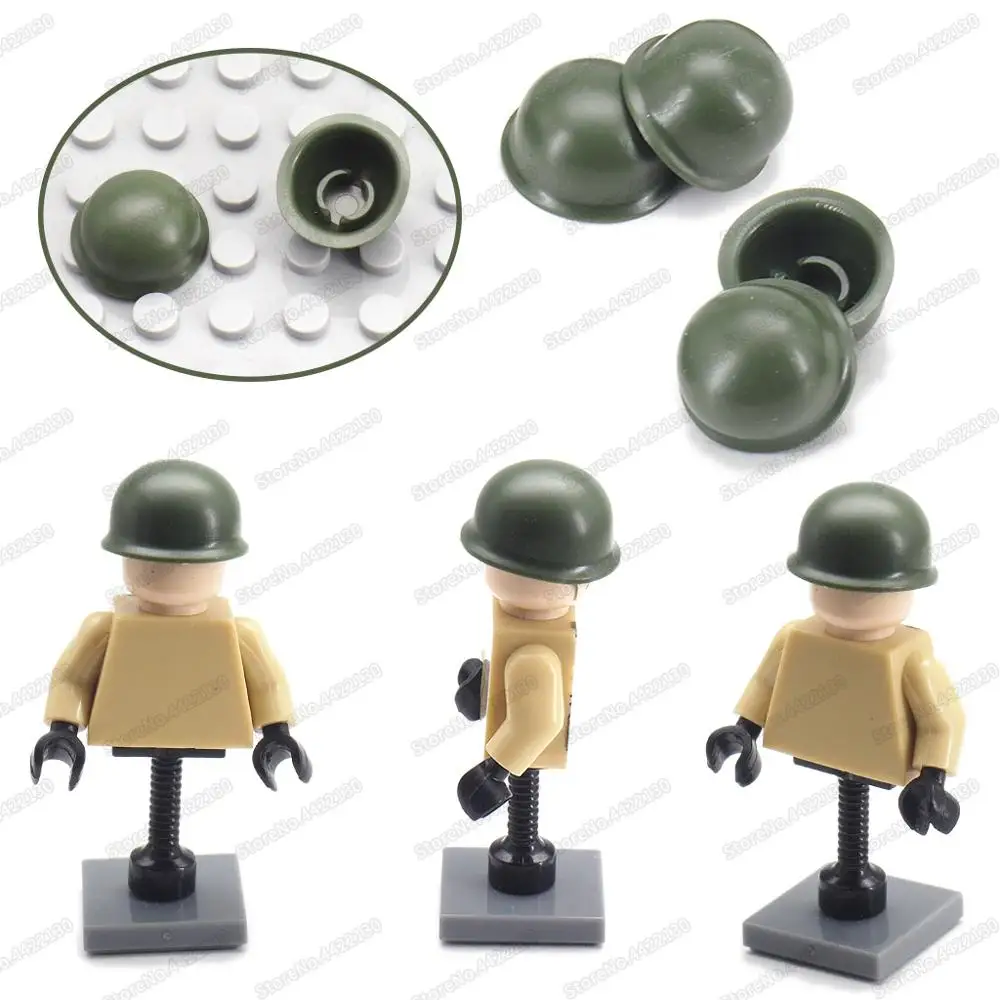 ミリタリーフィギュア ヘルメット付き 軍の武器,軍隊の武器,鋼のヘルメットセット,ww2,特別な軍隊の