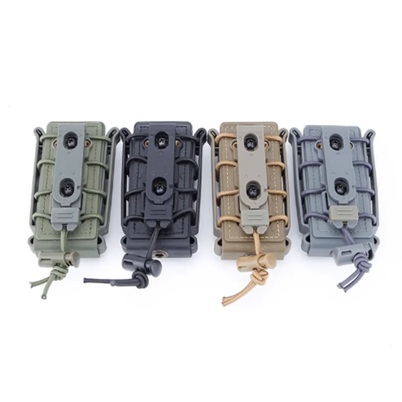 New 9mm Molle Pistol Mag Military Magazine Pouch Holster with Belt Clip Soft Shell mag pouch Fastmag Molle Pouch