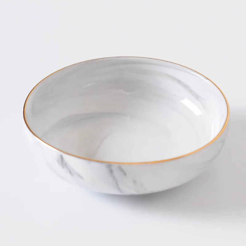 European Style Marble Grain Ceramic Small Dish Saucer Sauce Vinegar Cold Seasoning Creative Phnom Penh Snack
