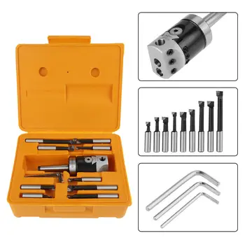 

Tips Boring head Indexable Equipment Set High Speed Steel F1-MT2 Shank