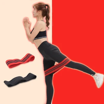 

Anti Slip Cotton Hip Band Resistance Bands Booty Exercise Elastic Bands For Yoga Stretching Training Fitness Workout