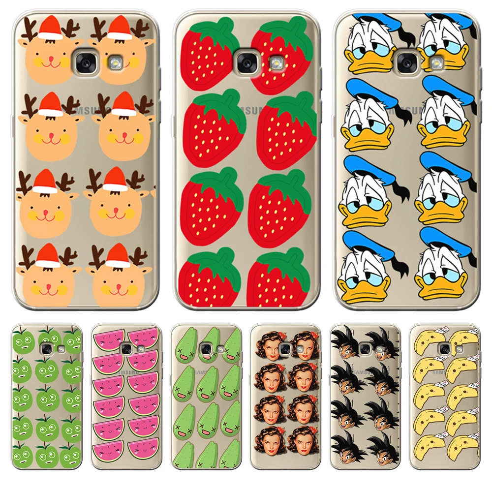 

fruit luxury For Samsung Galaxy A9 A8 A7 A6 A5 A3 A10 A30 A20 A50 A70 A60 A40 A20E 2016 2017 2018 Cover PHONE Case Funda ETUI