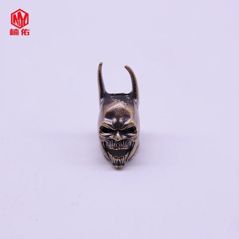 Description Picture 2 of item1PC Hero Modeling Retro Brass Knife Beads Paracord Beads EDC Outdoor Tools Lanyard Knife Pendants