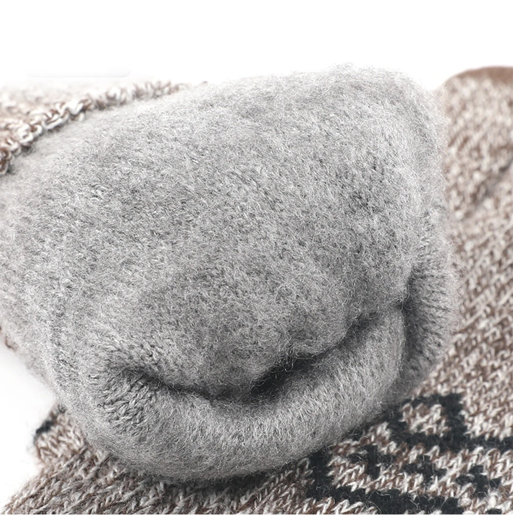 Трикотажные перчатки для мужчин зимние сохраняющие тепло полный палец флисовые ветронепроницаемые перчатки повседневные Лоскутные цветные лыжные Рукавицы Guantes
