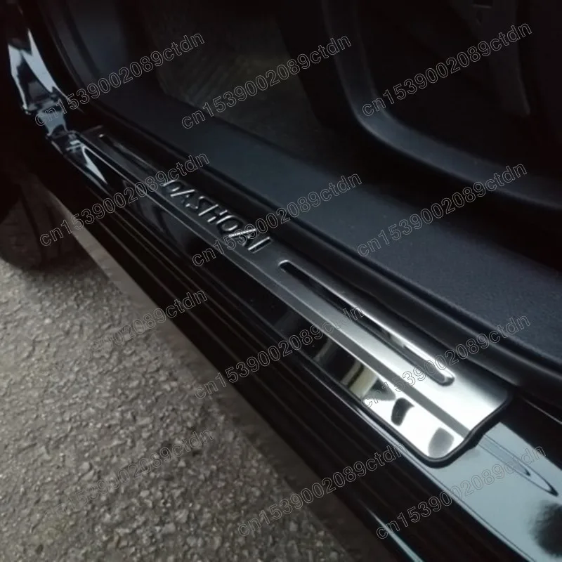 Нержавеющая сталь автомобиля порога Крышка для Nissan QASHQAI J11 2014 2015 2016 2017 2018 2019 2020 2021