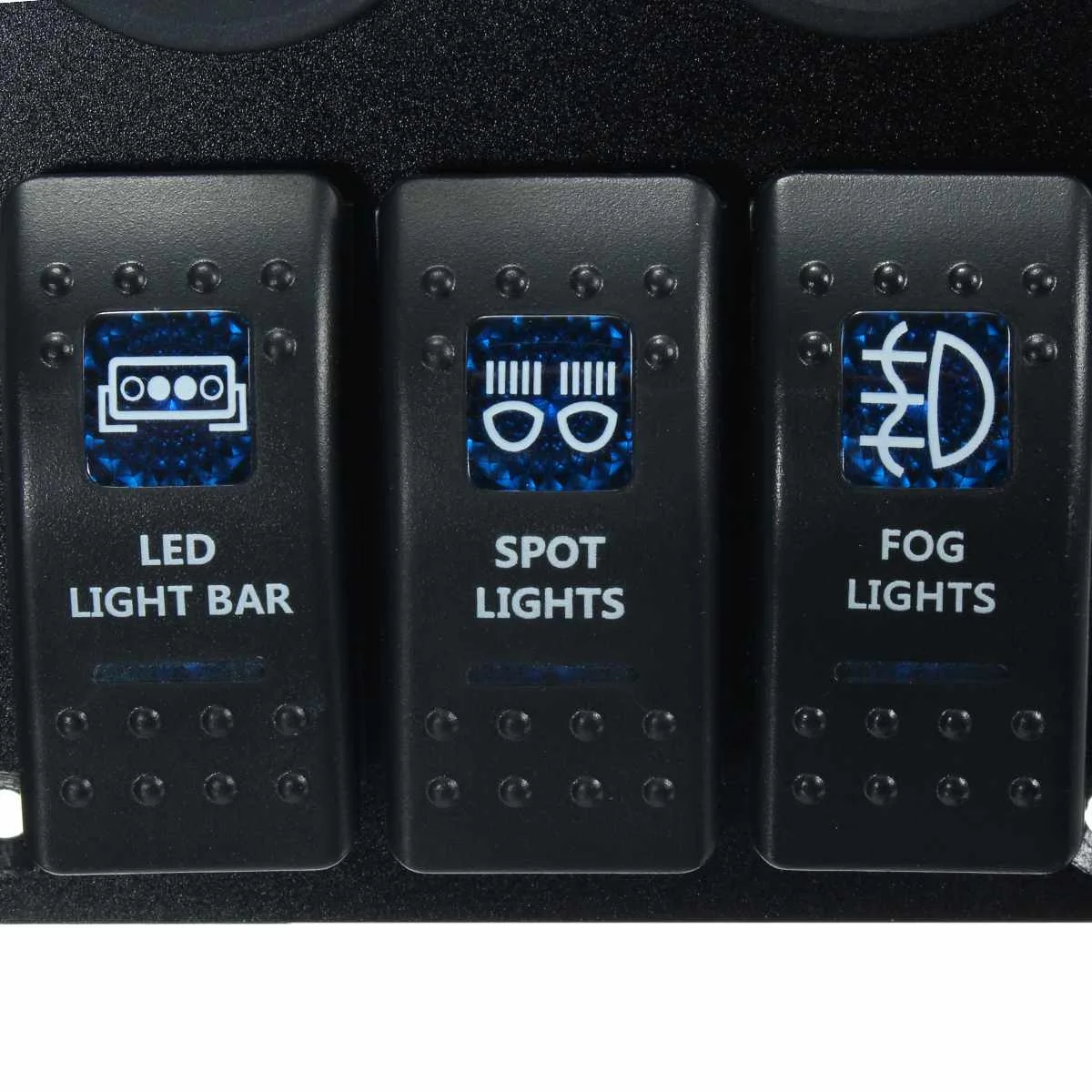 USB разъем питания вольт метр зарядное устройство DC 12-24 В кулисный переключатель панель светодиодный кулисный переключатель панель двойной USB зарядное устройство прикуриватель