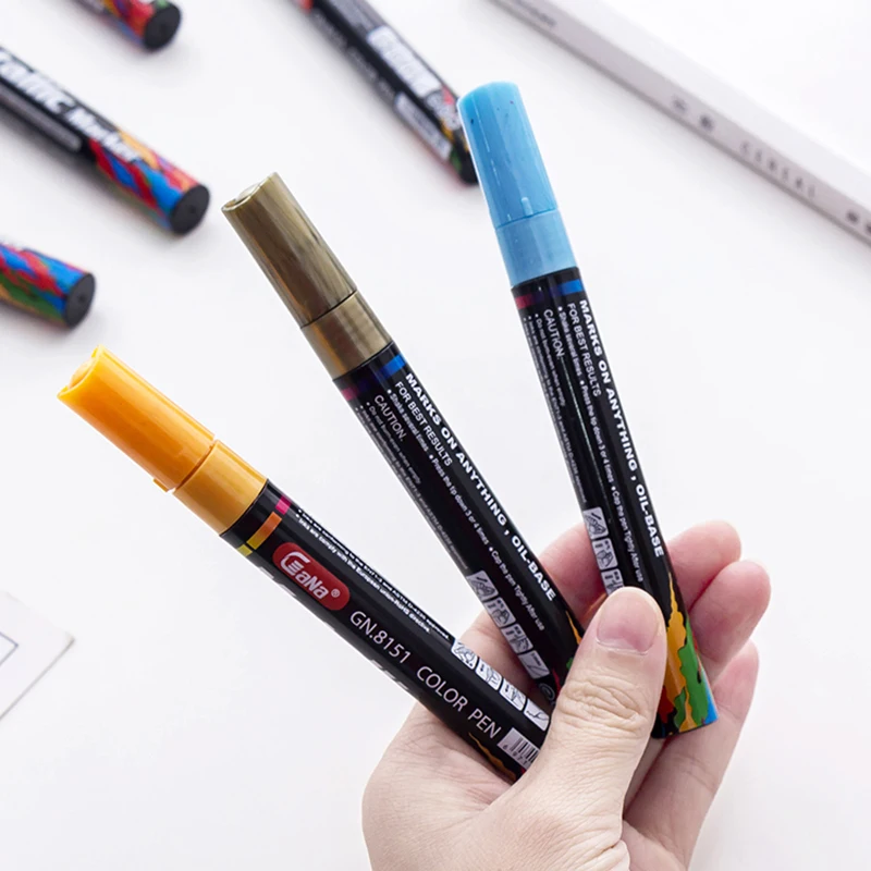1 шт. металлические маркеры на водной основе Sharpie 3 0 мм золотистое/серебристое