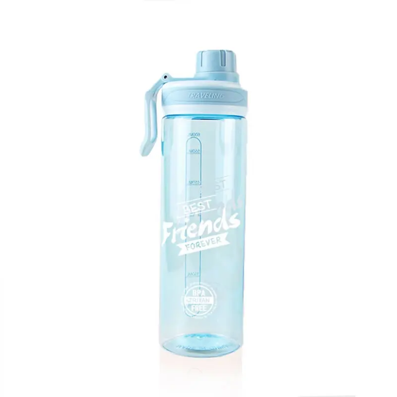 Upspirit, 650 мл, Тритан, портативная Спортивная бутылка, высокая емкость, чайник для воды, чашка, для путешествий, шейкер для протеина, посуда для напитков - Цвет: Blue