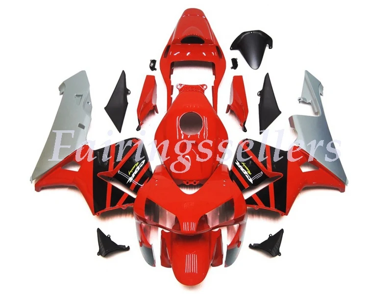 Топ(литьевая форма) ABS мотоцикл полный комплект обтекателя Подходит для Honda CBR600RR F5 2004 2003 обтекатели Набор матовый черный Repsol