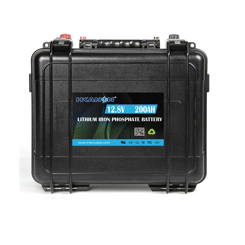 12V 200Ah 2kwh 12 8 V литий железо LiFePO4 батарея глубокого цикла встроенный 100A BMS 4000 + циклов
