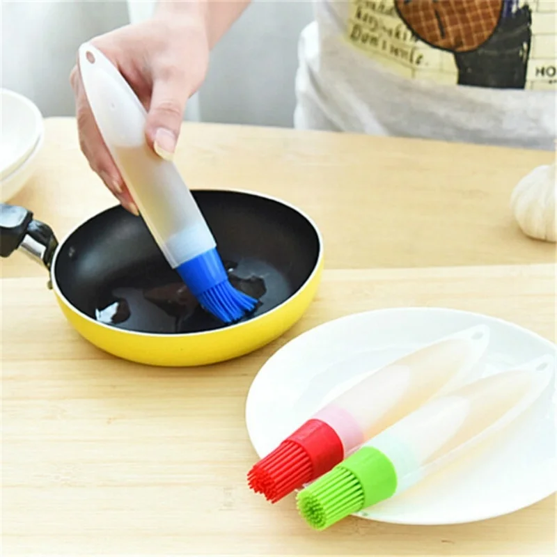 High Quality Silicone Oil Brush Bottle BBQ Cooking Baking Pancake Basting Tool