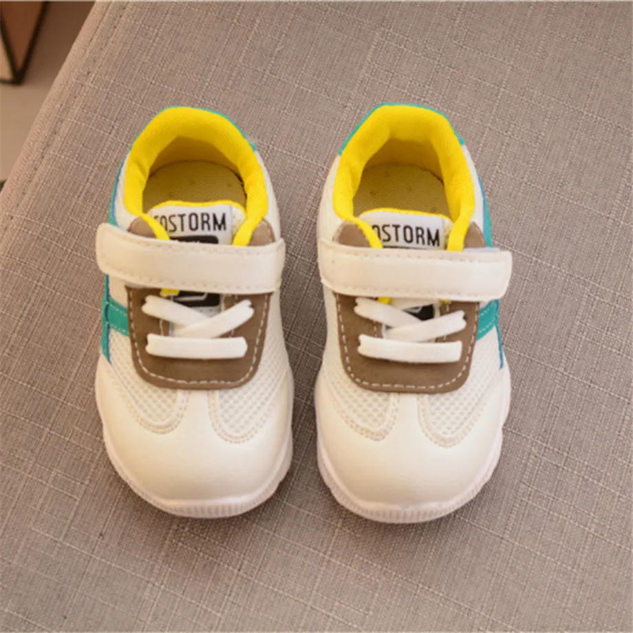 Spring and Autumn Children Boys Shoes Toddler Sneakers Girls Shoes Strips Soft Botton Anti-slippery Casual Shoes Kids Shoes