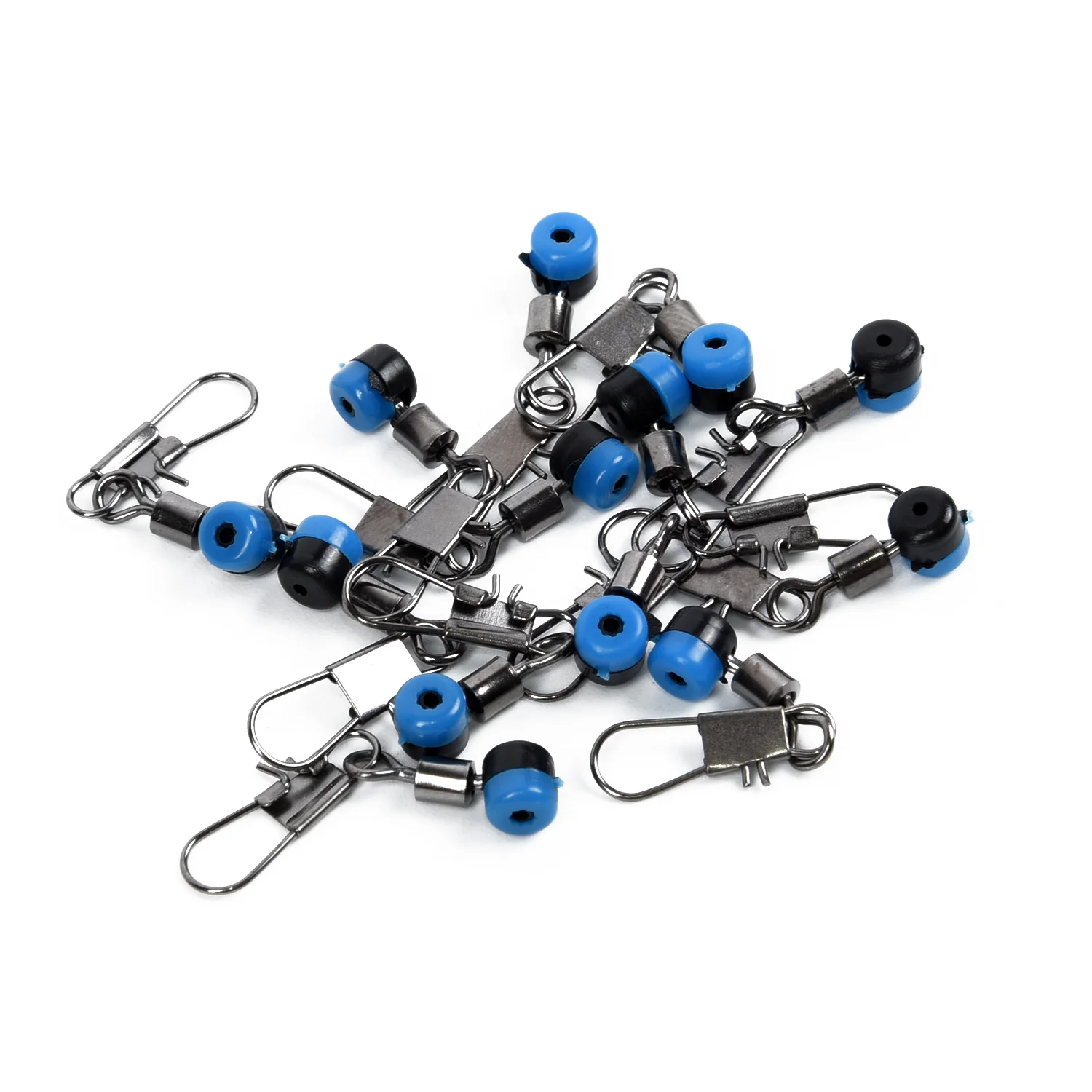 

Accessories 100Pcs/Set Box Plastic Hard Interlock Fishing Swivel Snap Tools Kit