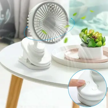 

Summer USB Fan Creative Mini Clip Fan Rechargeable Office Portable Small Fan