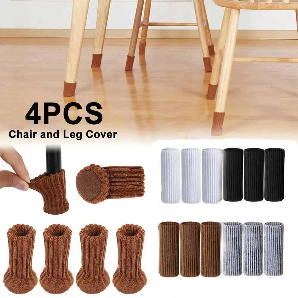 4 adet sandalye ayak koruyucu koruyucu kilif kaymaz renkli zemin koruyucu mobilya ev dekor sevimli evrensel mobilya kapak chair cover aliexpress