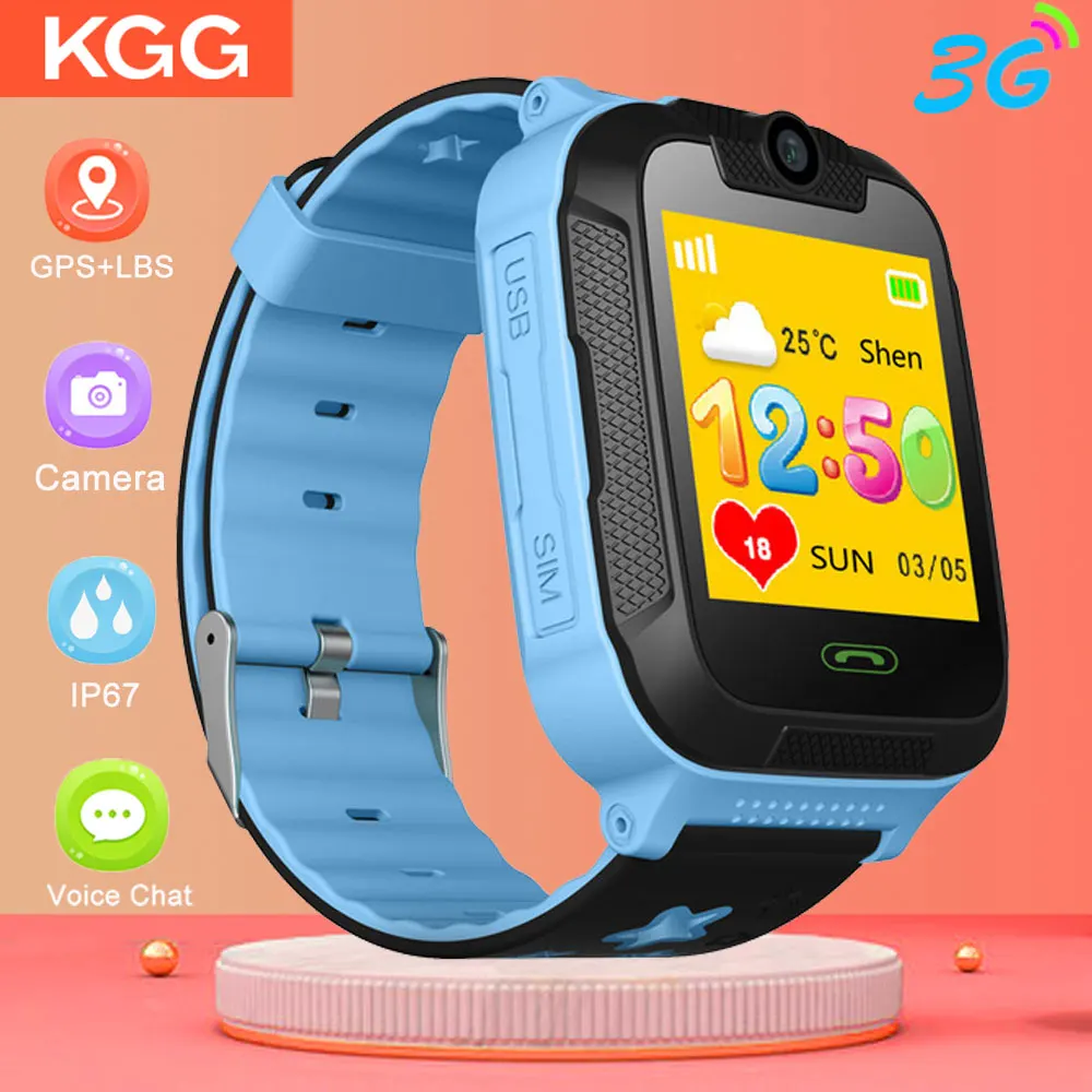 D200 Wifi GPS Tracker Locator Smart Watch for Elder Women Men