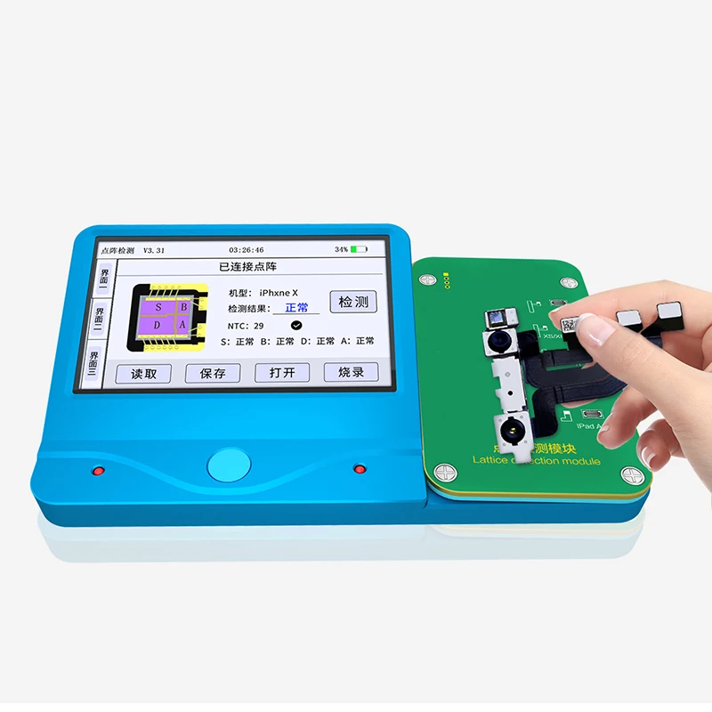 US $69.99 JC Dot Matrix Detection For X11Pro Max iPad A12X Face ID Testing Repair Dot Matrix Encrypted Data Read Backup With JC Pro1000s