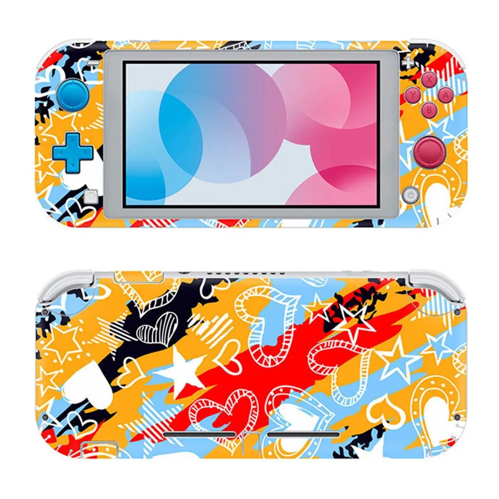 L Защитный чехол-наклейка для пульта дистанционного управления kingd Switch Lite, чехол для пульта управления, Сменный Чехол для контроллера Pegatinas 1021#2 - Цвет: L
