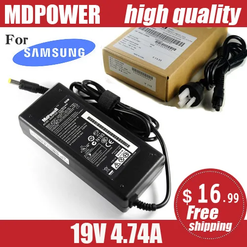 Для samsung 19V 4.74A заглушка для разъема питания ноутбука AC Адаптер зарядного