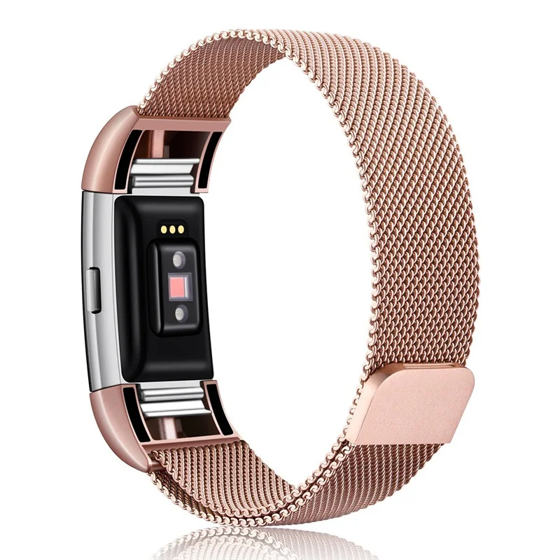 Для браслета Fitbit Charge 2 металлический ремешок Безвинтовой магнитный браслет из нержавеющей стали ремешок для Fitbit Charge2 сменные браслеты