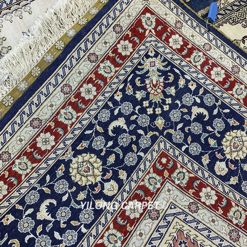 YILONG 6'x9 'Кашемировый Шелковый Vantage ковер изысканный четыре сезона персидский Восточный ковер(HF370H