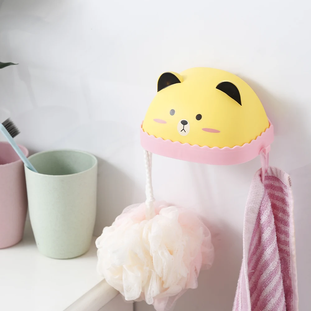 Мыльница для ванной Мультфильм мыльница Бытовой Настенный подвесная мыльница, аксессуары для ванной комнаты