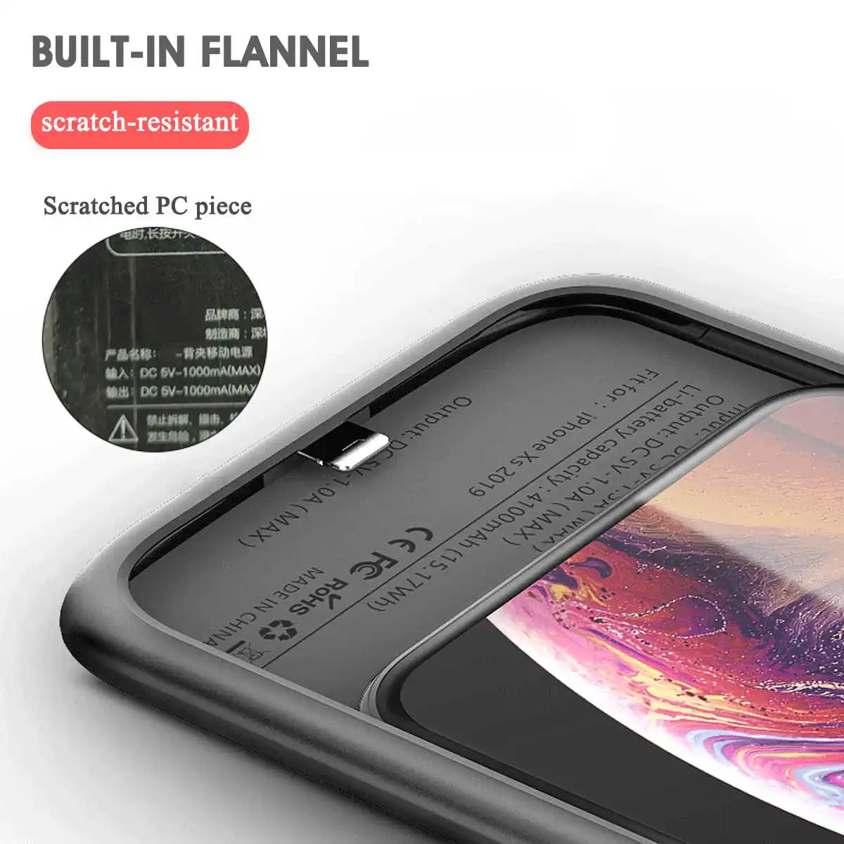LEORY для iPhone 11 5000 mAh/11pro 4800 mAh/11pro MAX 5000mAh тонкая батарея зарядное устройство ABS телефон батарея Зарядка крышка блок питания комплект