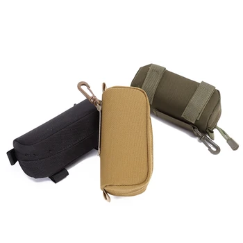 

Outdoor Camouflage Tactical Eyeglasses Bag Case 1000D Nylon Molle pouch Waterproof Container For Glasses Sunglasses