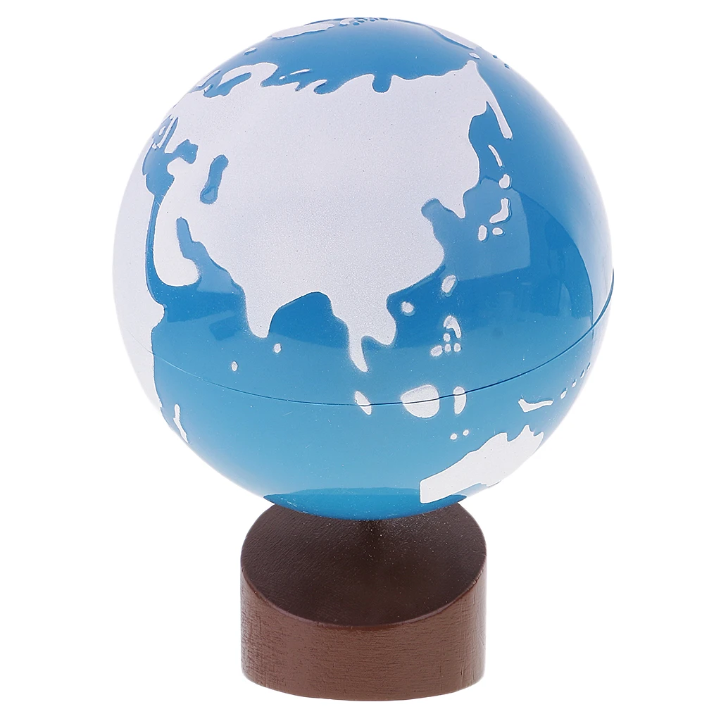 Montessori Gergraphy Material - Globe of Land & Water for Kids Early Learning Toys Gift