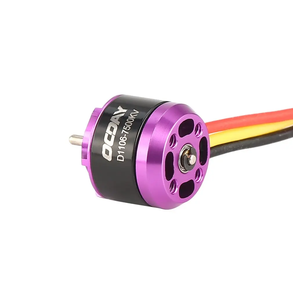 4 шт. 1106 7500KV 3-4S бесщеточный двигатель для 60 мм 70 мм 80 мм 90 мм 100 мм Мини RC гоночный Дрон Квадрокоптер RC FPV запчасти двигателя