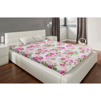 

Bedsheet 1.5 sp Save and I 150 × 215 ± 3 "Flowers" pink, 120 g / m², 100% cotton, calico