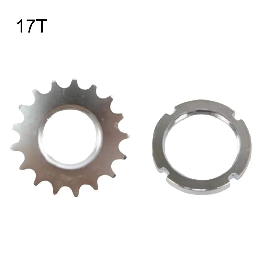 13/14/15/16/17/18T Fixed Gear Track Bike Single Speed 1/8inch Steel Cog Lock Ring Bicycle Accessories Replacement Parts