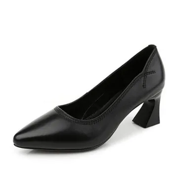 

Hot Promotion Top Cowhide Pointed Shoeswomen Pumps 2020 New Spring Women Shoes Elegant Fashion Genuine Leather Shoes Woman Shoes