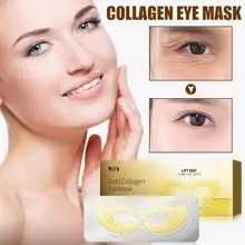 7 пар коллагеновая маска для глаз увлажняющая уменьшающая тонкую линию маска для глаз для женщин уход за кожей