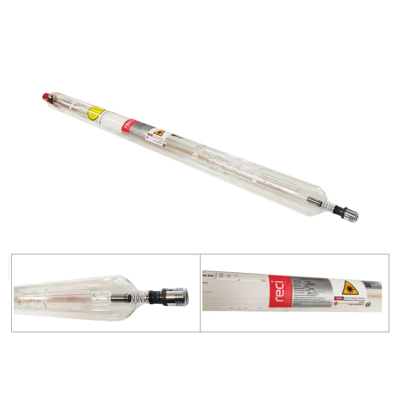 Reci W2/T2 90W-100W Co2 Laser Tube Dia. 80mm/65mm Power Supply HY-DY10 80W for Co2 Laser Engraving Cutting Machine