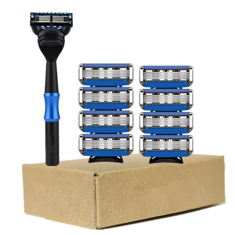 

Gillet te Razor Blade for Men USA 5 Layer Blade Machine for Shaving Blades Cassette for Shaving Fuison 5 Series Straight Razor