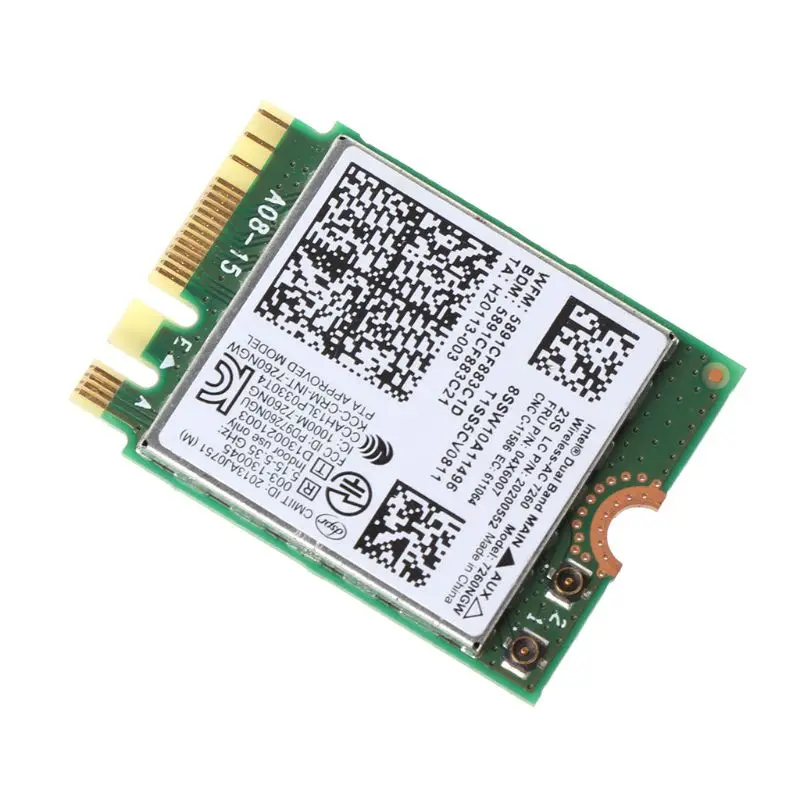 Адаптер для ThinkPad X240 T440 T540P L440 5G Dual Band 7260NGW AC FRU: 04X6007