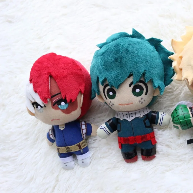 Плюшевый мешок для кукол с подвеской из мультфильма «Мой герой», Deku Baguko Todoroki Shoto, милый подарок, хлопковые заполненные игрушки для детей