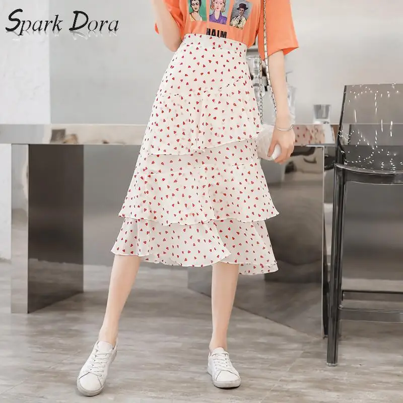 

SparkDora New A-line Skirt In Spring And Summer 2020 Is Suitable For Polka Dot Cake Skirt With Thick Crotch And Thigh XS-XXL