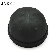 JNKET, новинка, мужские, женские, Skullcap, хлопковые шапочки, складные, переносные шапки, регулируемая, на липучке, без полей, шляпа-шлем