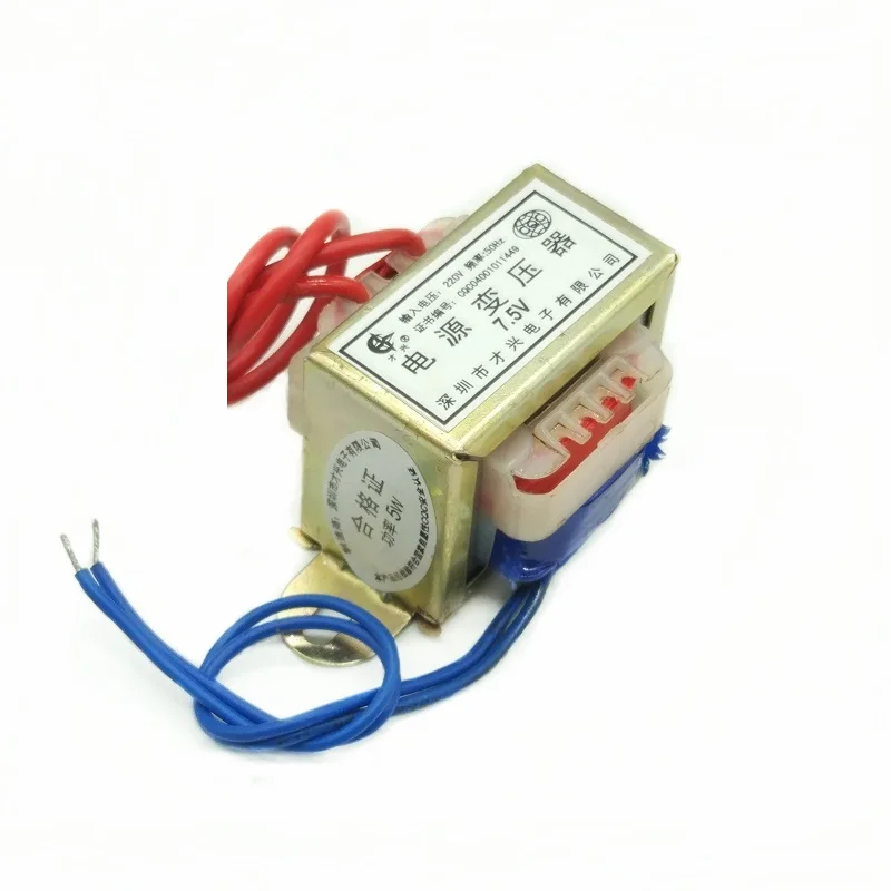 

EI41-5W Power Transformer 5W DB-5VA 220V to 7.5V 0.66A AC AC7.5V Transformer