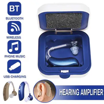 

2020 New Rechargeable Hearing Aid for The Elderly Hearing Loss Sound Amplifier Ear Care Tools 2 Color Adjustable Hearing Aids
