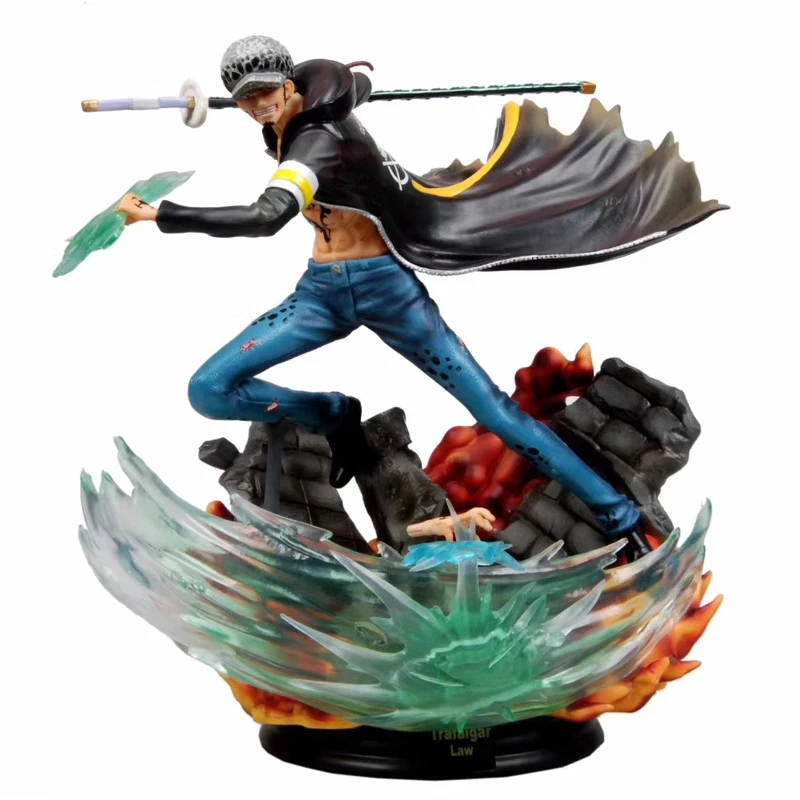 Одна деталь GK Trafalgar Law Combat Ver Seven Warlords Of The Sea ПВХ фигурка Коллекция Модель игрушки X3680