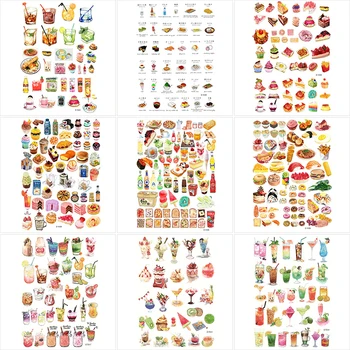 

1Sheet Cute Drink Stationery Sticker Kawaii Foods Decor Sticker List Journal Sticker For Kids Diy Scrapbooking Diary Album
