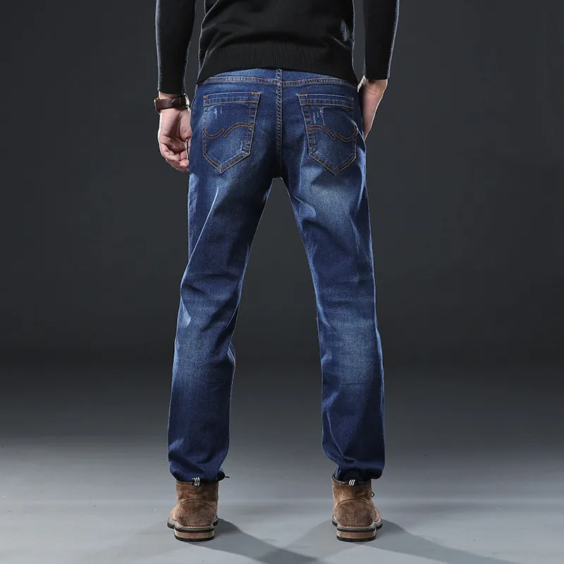 branded style double pocket solid denim