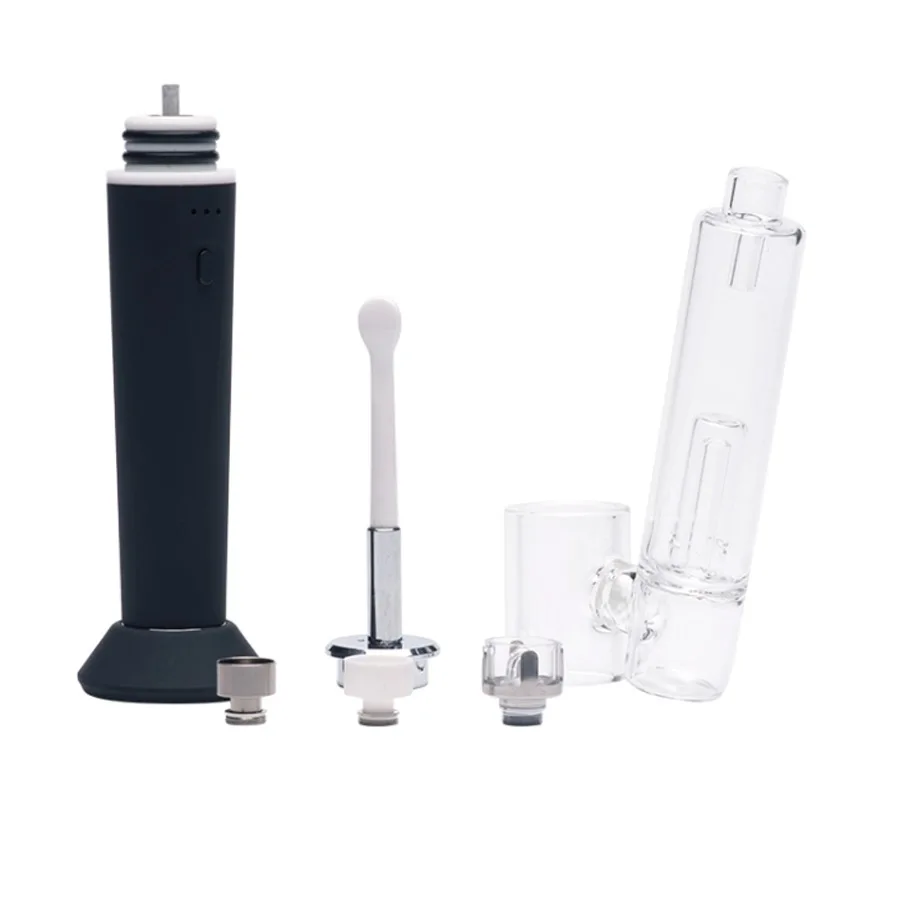 Портативный 1100mAh керамический кварцевый титановый гвоздь батареи Dab Rig для воска E набор для ногтей электрическая ручка для отпечатков пальцев со стеклянной водой bubbler трубы