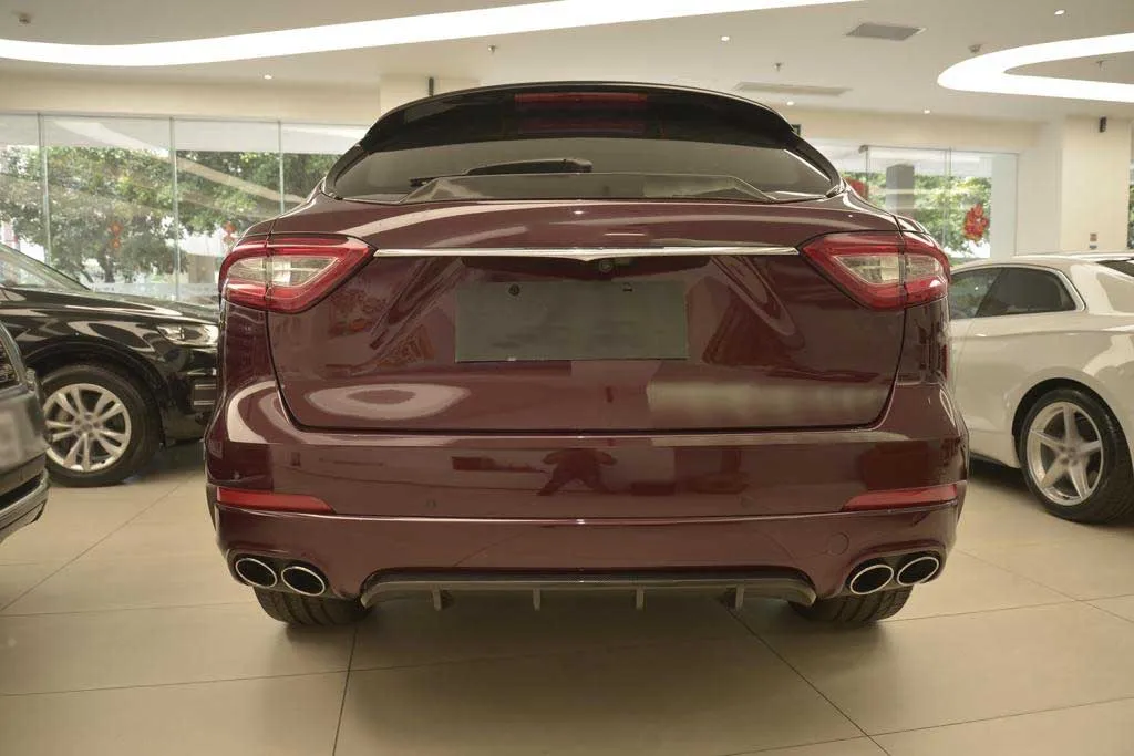 Комплект корпуса из углеродного волокна для Maserati Levante 4 двери- Передние Губы разветвители вентиляционная отделка крышки задняя губы Средний спойлер