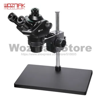

2UUL NEW STYLE 8X-50X TRINOCULAR STEREO ZOOM MICROSCOPE FOR MAINTENANCE OF MOBILE PHONE MOTHERBOARD CHIP INDUSTRIAL TESTING
