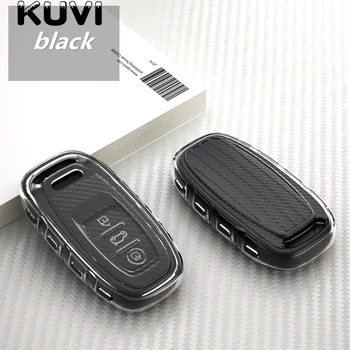 

New Soft TPU Key Protection Cover for Audi A4 A4L A5 A6 A6L Q5 S5 S7 Protect Shell Car Styling Cover Case Smart Key styling